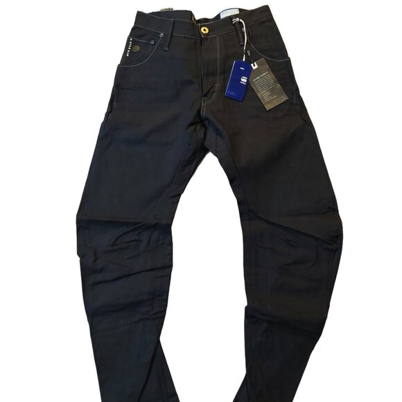 Retro G-Star Raw ARC 3D Loose Tapered Raven Black Denim Jeans Sz 28 x 32 NWT - Picture 2 of 11